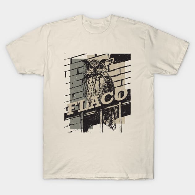 FLACO New York Owl 3 by Buck Tee Original T-Shirt by Buck Tee